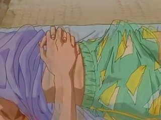 Blond delikat hentai babe forført i en utmerket anime klipp