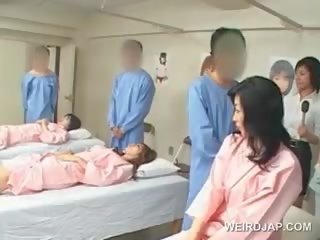 Asiática morena querido golpes peluda johnson em o hospital
